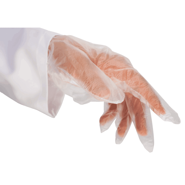 دستکش نایلونی یکبارمصرف سلامت (بسته ۱۰۰ عددی)